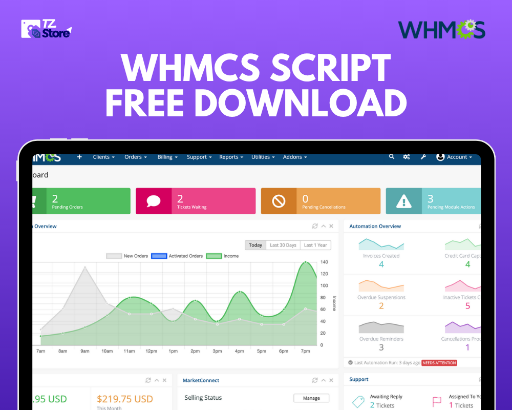 WHMCS Script Free Download