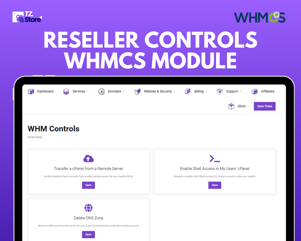 Reseller Controls WHMCS Module